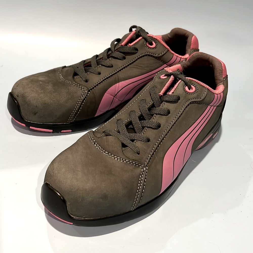 PUMA WOMEN'S MISS SAFETY BALANCE LOW GREY STEEL TOE WORK SHOES